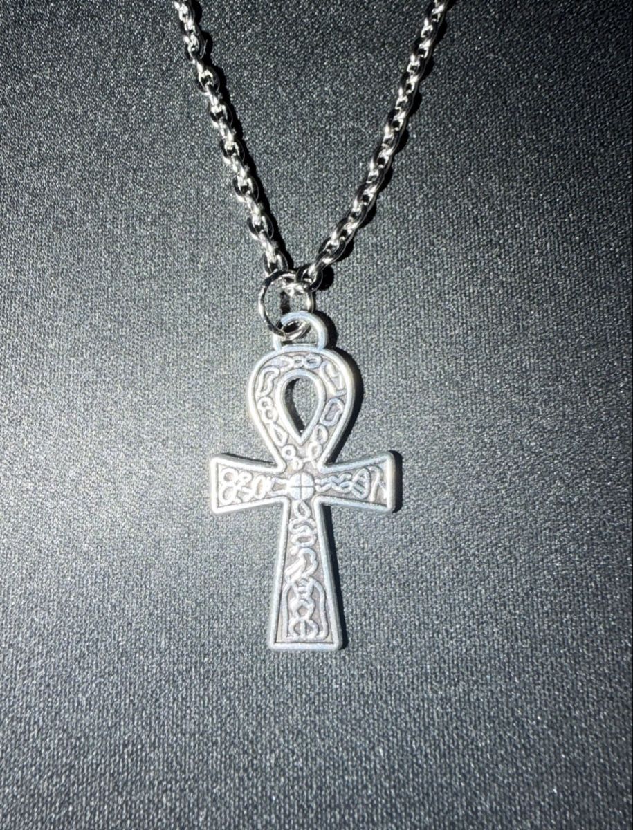 Catenine: Collier croix ankh argenté – Nuovo (secondo la descrizione) da Biel/Bienne venduto da DonCo_