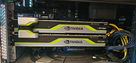 2x NVIDIA Quadro RTX 5000 16GB + NVLink | 32GB KI