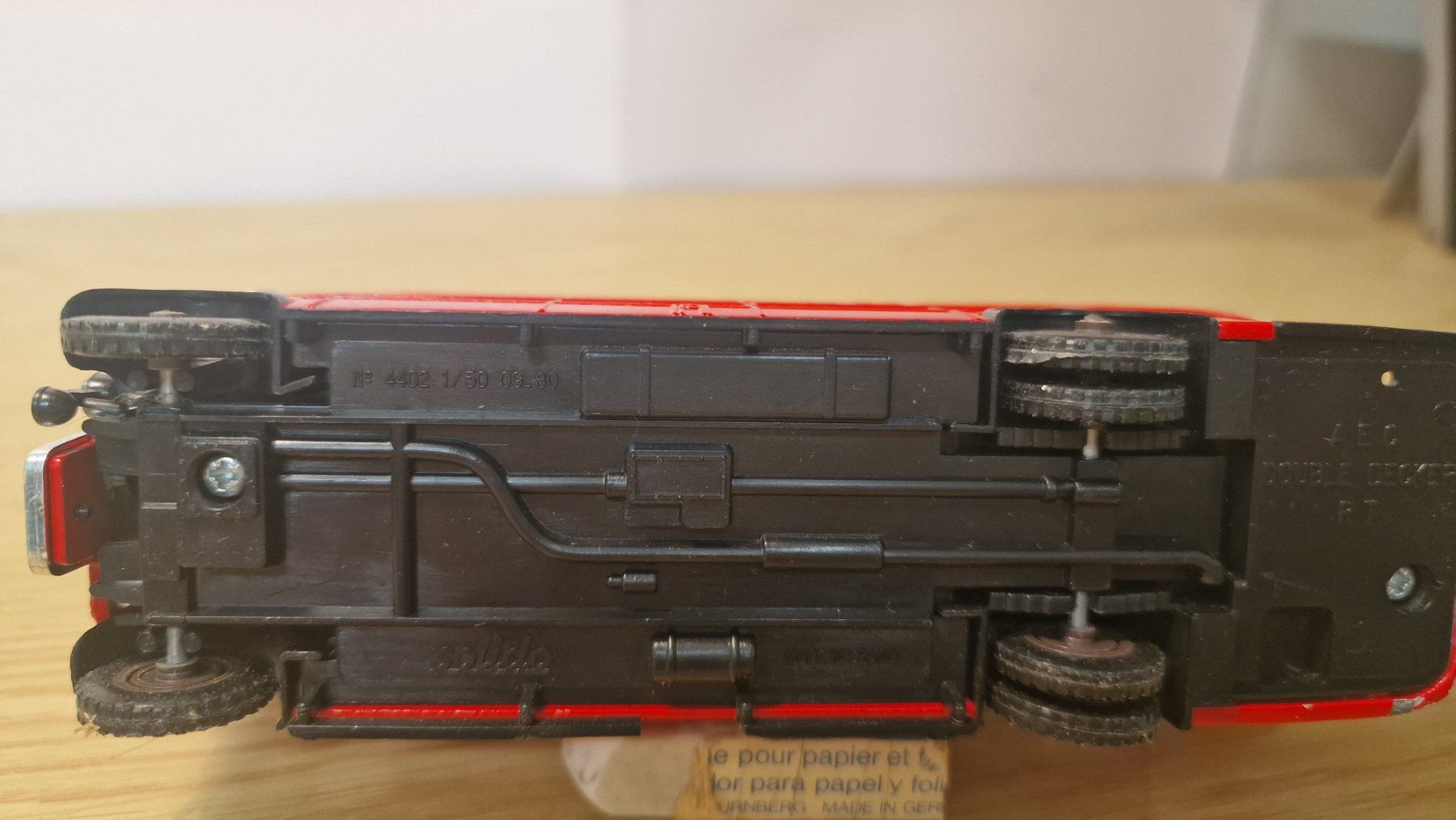 Solido Voitures modèles: Modellauto 1/50, AEC Double Decker, rot – D'occasion à Weisslingen par and-lo73 4