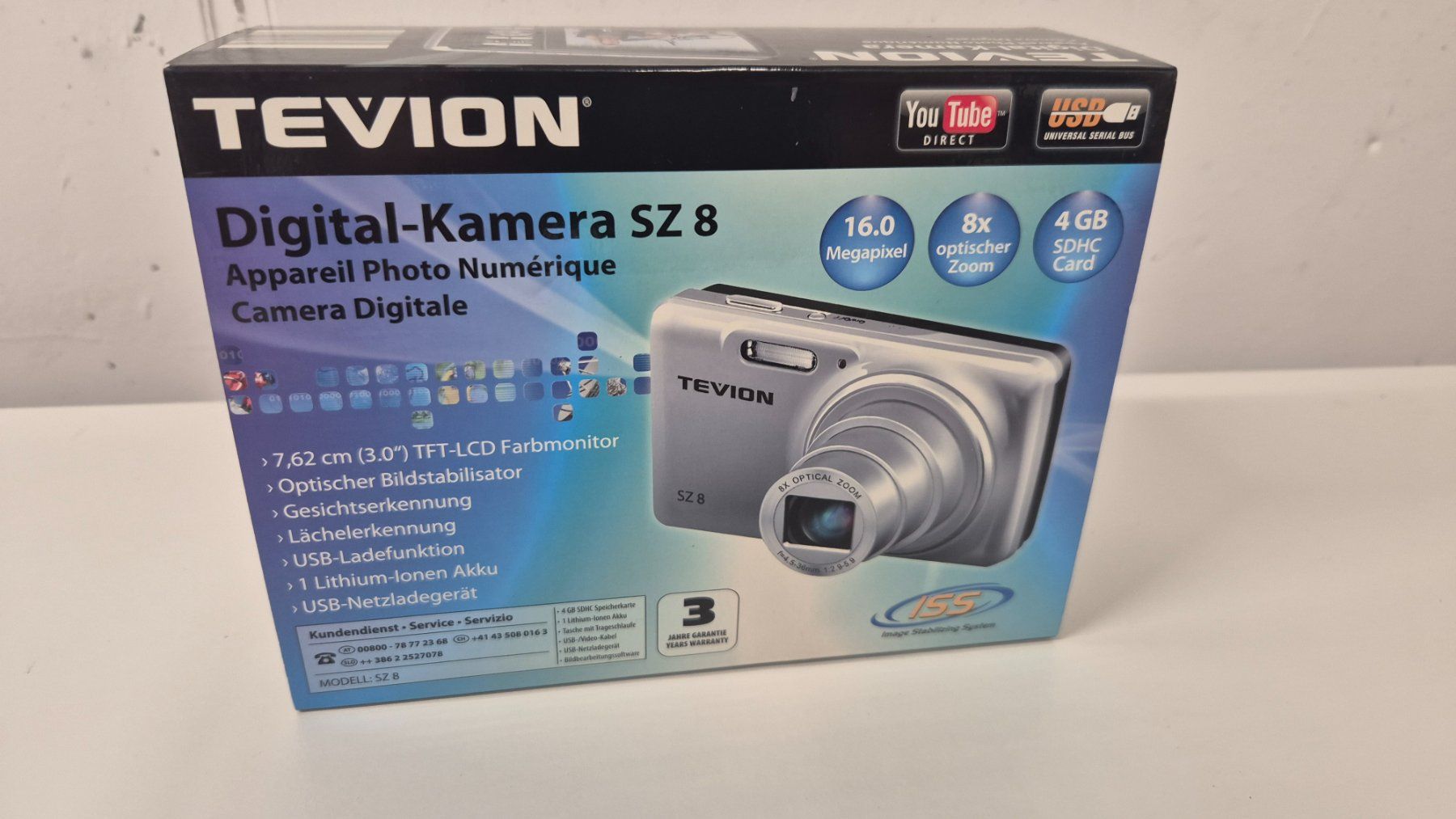 Kamera: TEVION Digital-Kamera SZ8 – Gebraucht aus Sitterdorf von Lenggi7 3