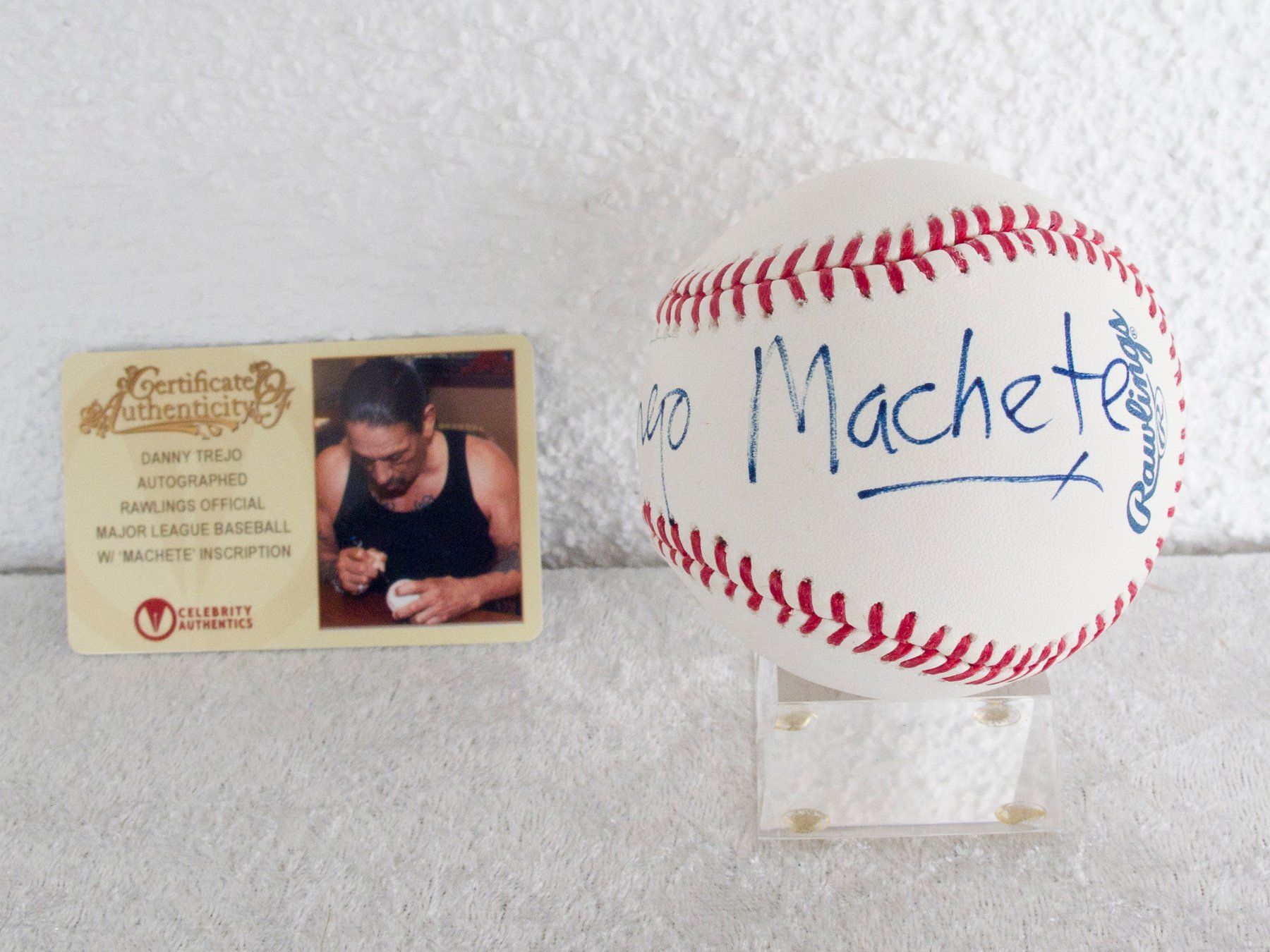 Autogramme: DANNY TREJO AUTOGRAMM BASEBALL Machete Breaking Bad – Gebraucht aus Blauen von wosonst 1