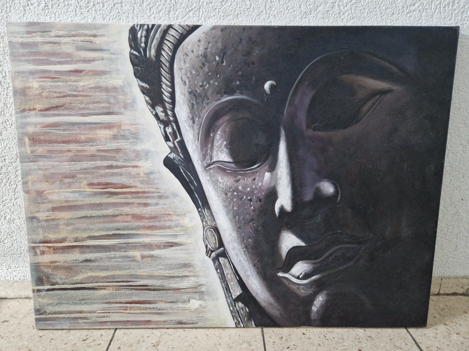 Dipinti: Buda Bild/Gemälde gemalt auf Leinwand – Usato da Dübendorf venduto da Nadja66
