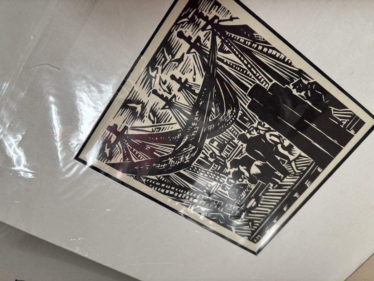 Xilografie: 4 Holsschnitte FRANS MASEREEL ( 1889 - 1972) – Nuovo (secondo la descrizione) da Biel/Bienne venduto da CuriousCat 3