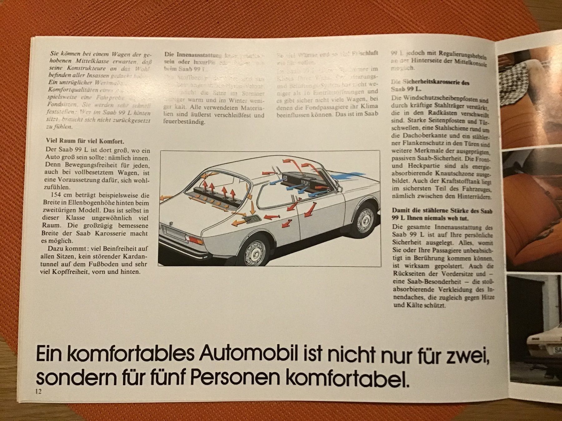 Saab Documenti: Saab 99 L, Verkaufsprospekt 1975 – Usato da Scherzingen venduto da Starseller62 4