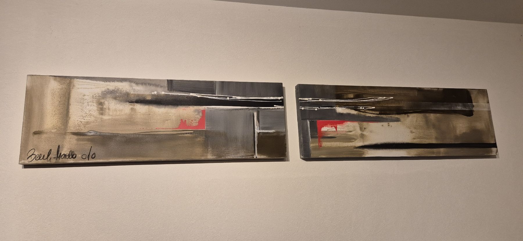 Dipinti: Abstrakte Kunst 2teilig – Usato da Wangen b. Olten venduto da golf89