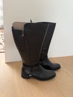Stiefel Damen Gr. 39 Rieker schwarz Kunstleder NEU!!