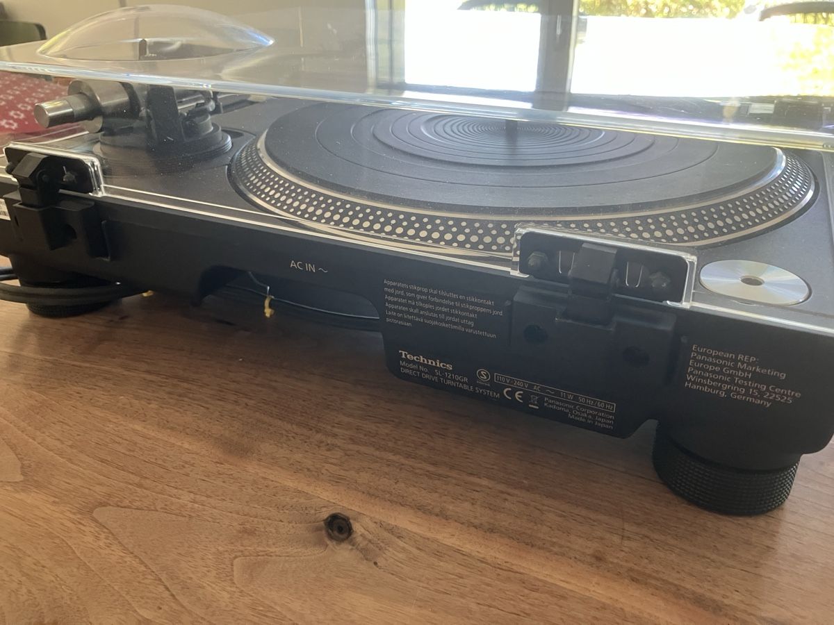 Technics Giradischi: Technics Plattenspieler SL-1210GR schwarz – Usato da Fehren venduto da dom_audio 5