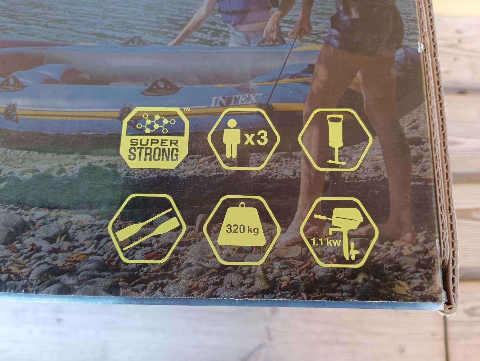 Barche: Neues Schlauchboot Intex Challenger 3 - SET – Nuovo e nell'imballaggio originale da Densbüren venduto da H-76 4