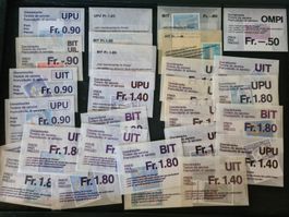 Postfrisch Ämter -   in Briefli -   Kaufwert  38.90   /   21