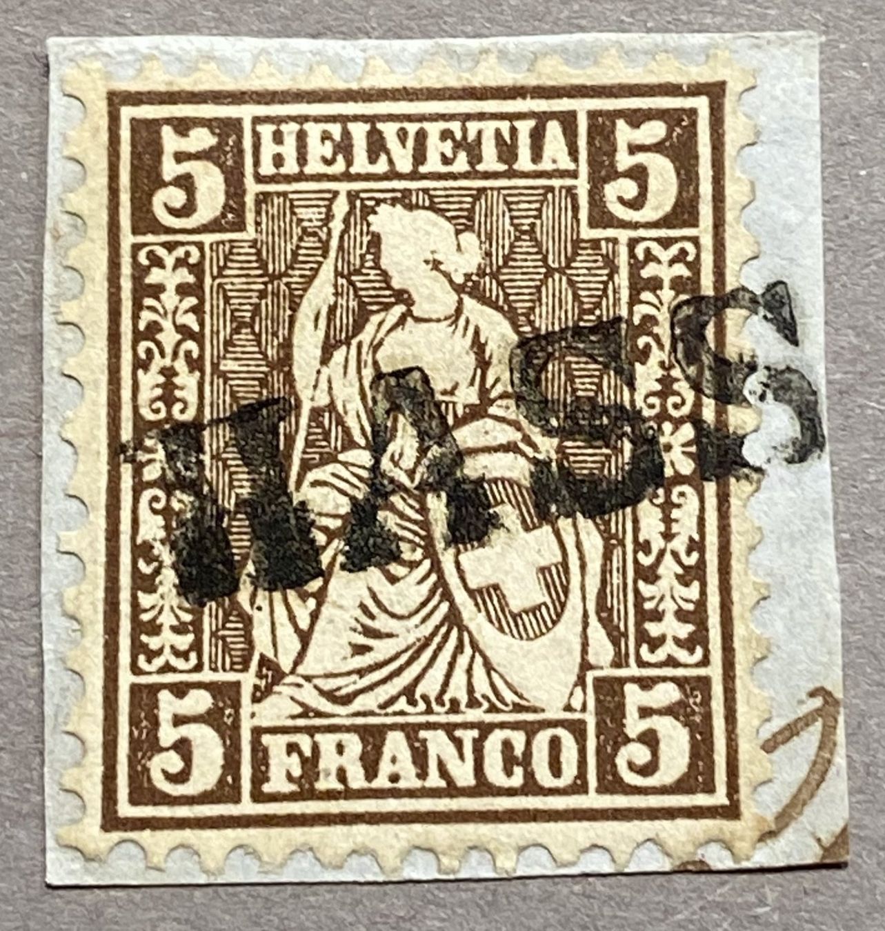 Tutti i francobolli: 30 Stabstempel HASSLI LU (heute Hasli) – Usato da Steinhausen venduto da yukon26