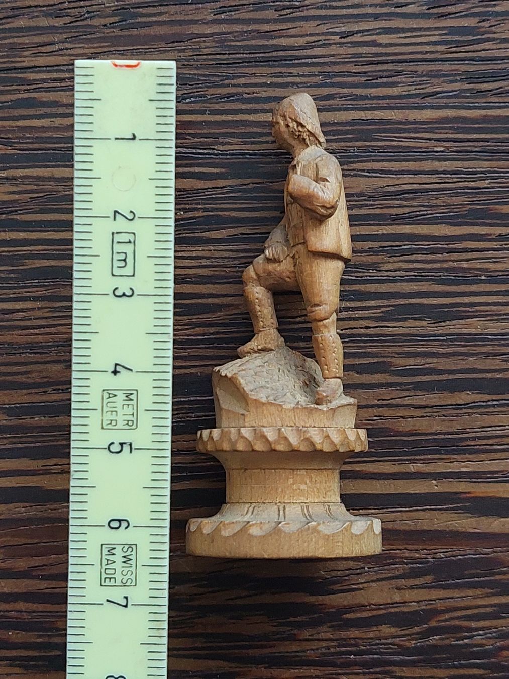 Statuette: Handgeschnitzte Holzfigur, antik, Vintage – Usato da Hochwald venduto da hupelcord 1