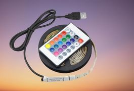 5m Bande Ruban Guirlande LED RGB, USB