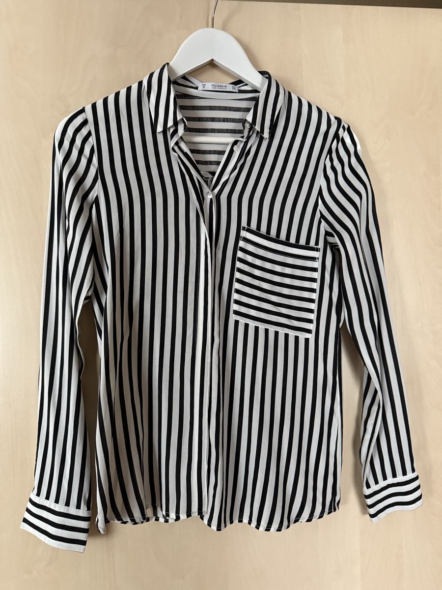 Pull&Bear Camicette: Schickes gestreiftes Hemd von Pull&Bear, Gr. S – Usato da Mümliswil venduto da eliaane