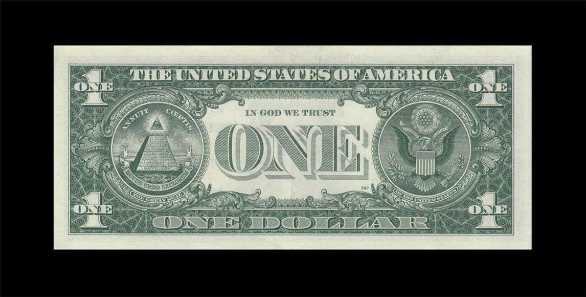 Banknoten: USA - S.C. $1 **STAR NOTE**  1957-B aUNC – Gebraucht aus Cousset von Patricio77 1