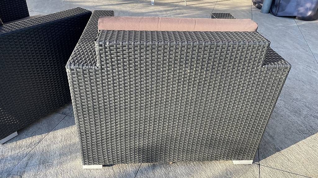 Poltrone: Rattansitze 2x schwarz 90x90cm – Usato da Niederteufen venduto da Heidi23 3