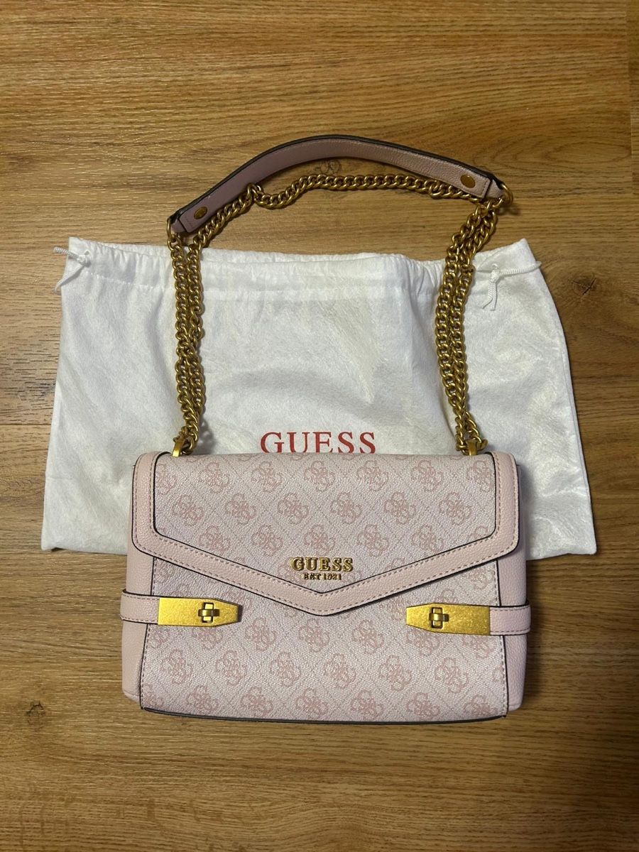 Guess Borse da donna: Guess Schultertasche pink – Nuovo (secondo la descrizione) da tann venduto da Luizi