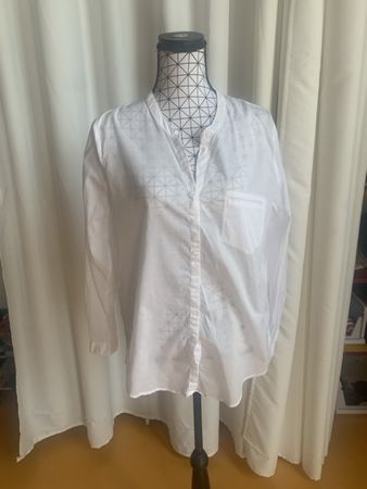 Boss Orange Hemdbluse Weiss Grösse 44 guter Zustand