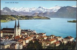 LUZERN und die Alpen, No. 1586