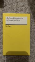 Gerhart Hauptmann Bahnwaerter Thiel Reclam Taschenbuch