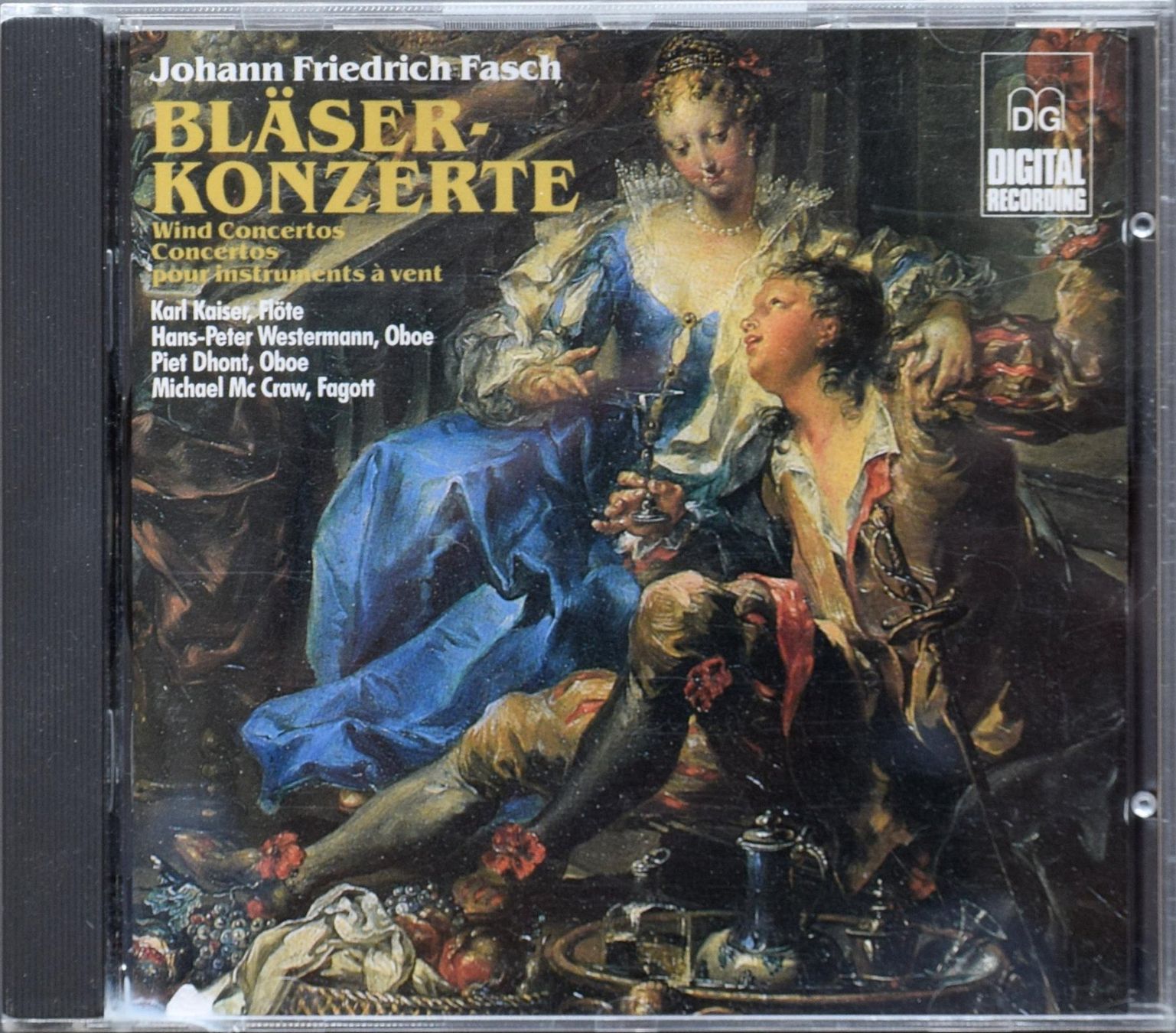 CD: Johann Friedrich Fasch: Bläserkonzerte -  CD – Usato da Niederhelfenschwil venduto da Rol9527