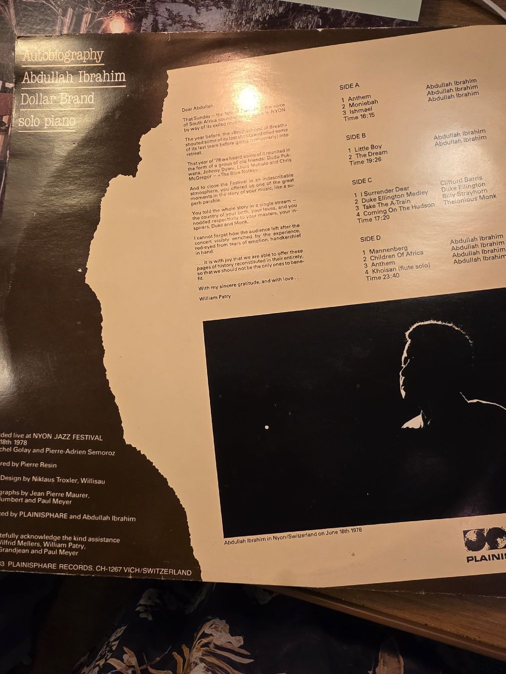 Schallplatten: Abdullah Ibrahim Dollar Brand Autobiography Vinyl – Gebraucht aus Arbon von MadameLuLa9320 3