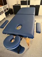 Massageliege Gonser klappbar, blau, sehr guter Zustand
