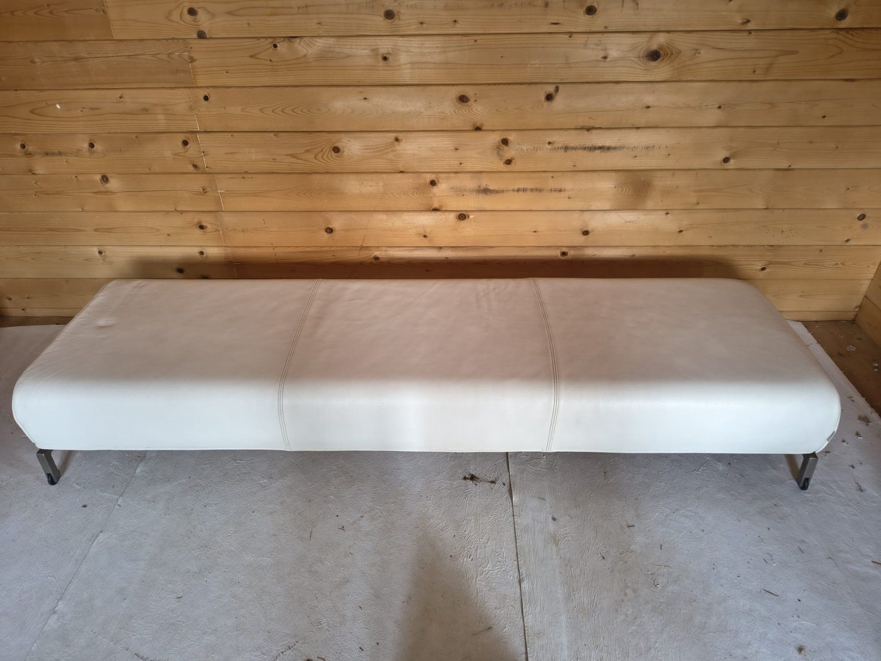 Divani: Sofa - Bank Leder weiss – Usato da Appenzell venduto da Ricardoshopper01