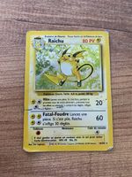 1999 Carte Pokémon Raichu Holo Set de base 14/102