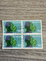 Schweiz Briefmarke Helvetia 80 Rappen, Jahrgang 1987 Top!