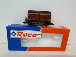 Spur H0 Roco 46116 DB Kohlekübelwagen