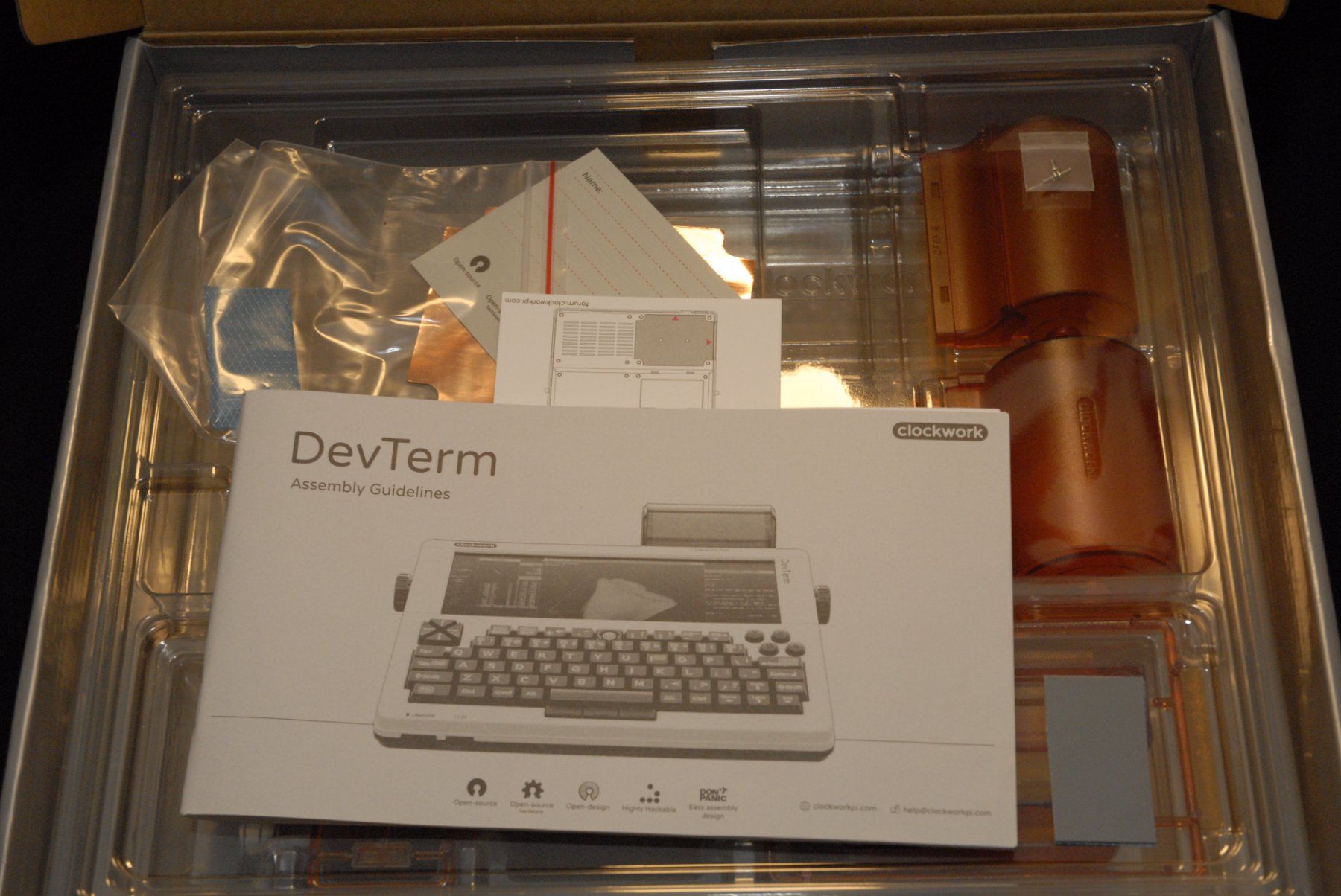 PCs: ClockworkPi DevTerm Kit A06 series, tragbares Linux Terminal – Gebraucht aus Herzogenbuchsee von  5