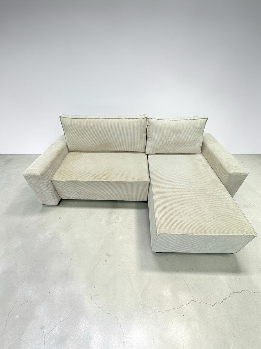 Sofas: Ecksofa Hellbeige mit Schlaffunktion und Stauraum – D'occasion à Fehraltorf par Sofalab.swiss 4