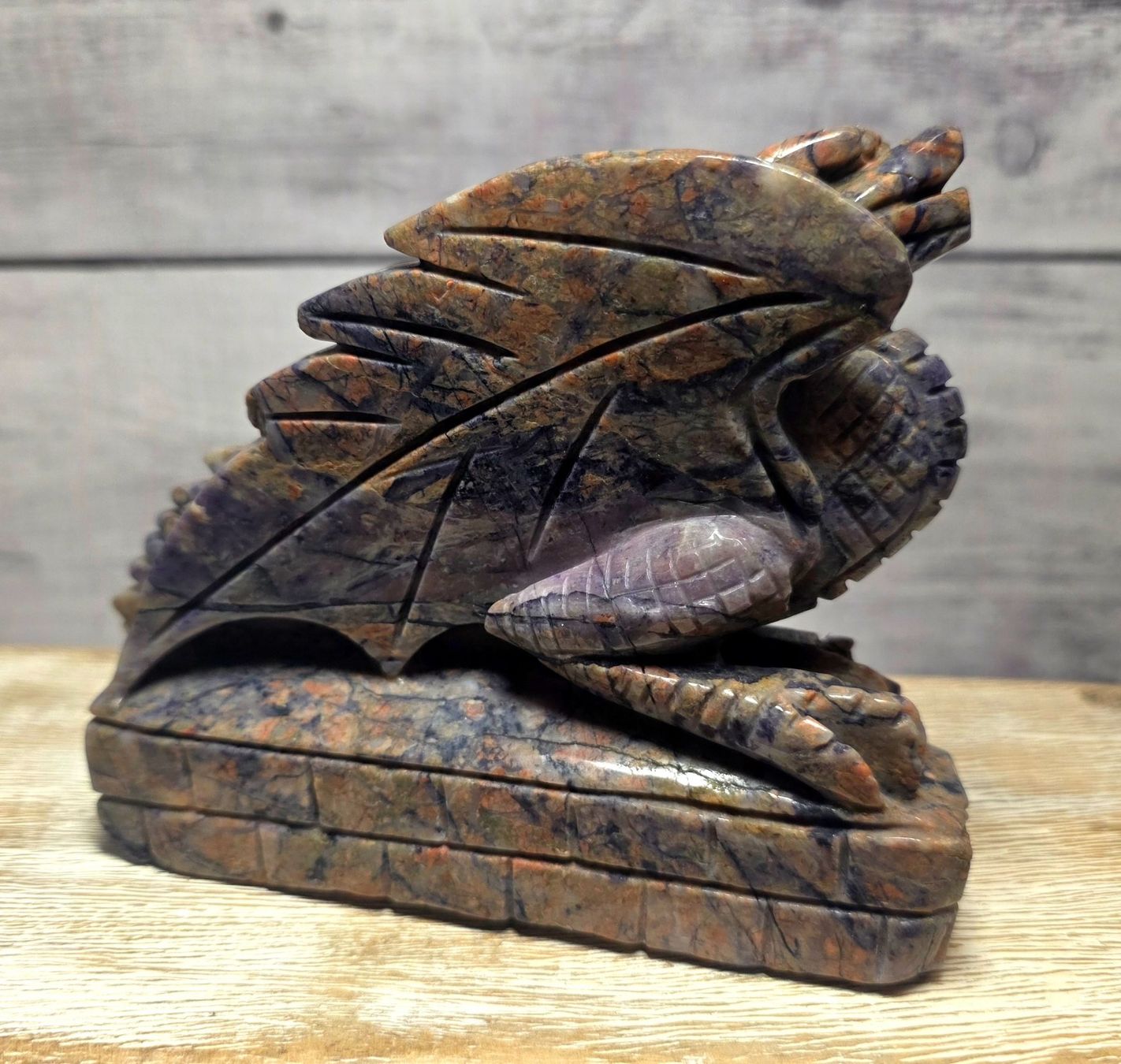 Minerali & Pietre curative: Fluorit - Root (Wurzelfluorit) Drache 902g – Nuovo e nell'imballaggio originale da Matzingen venduto da Shay_Crystalz 2