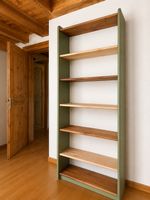 Massives Kiefernholz Bücherregal