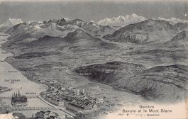 VOGELSCHAU: Genève, Savoie et le Mont Blanc