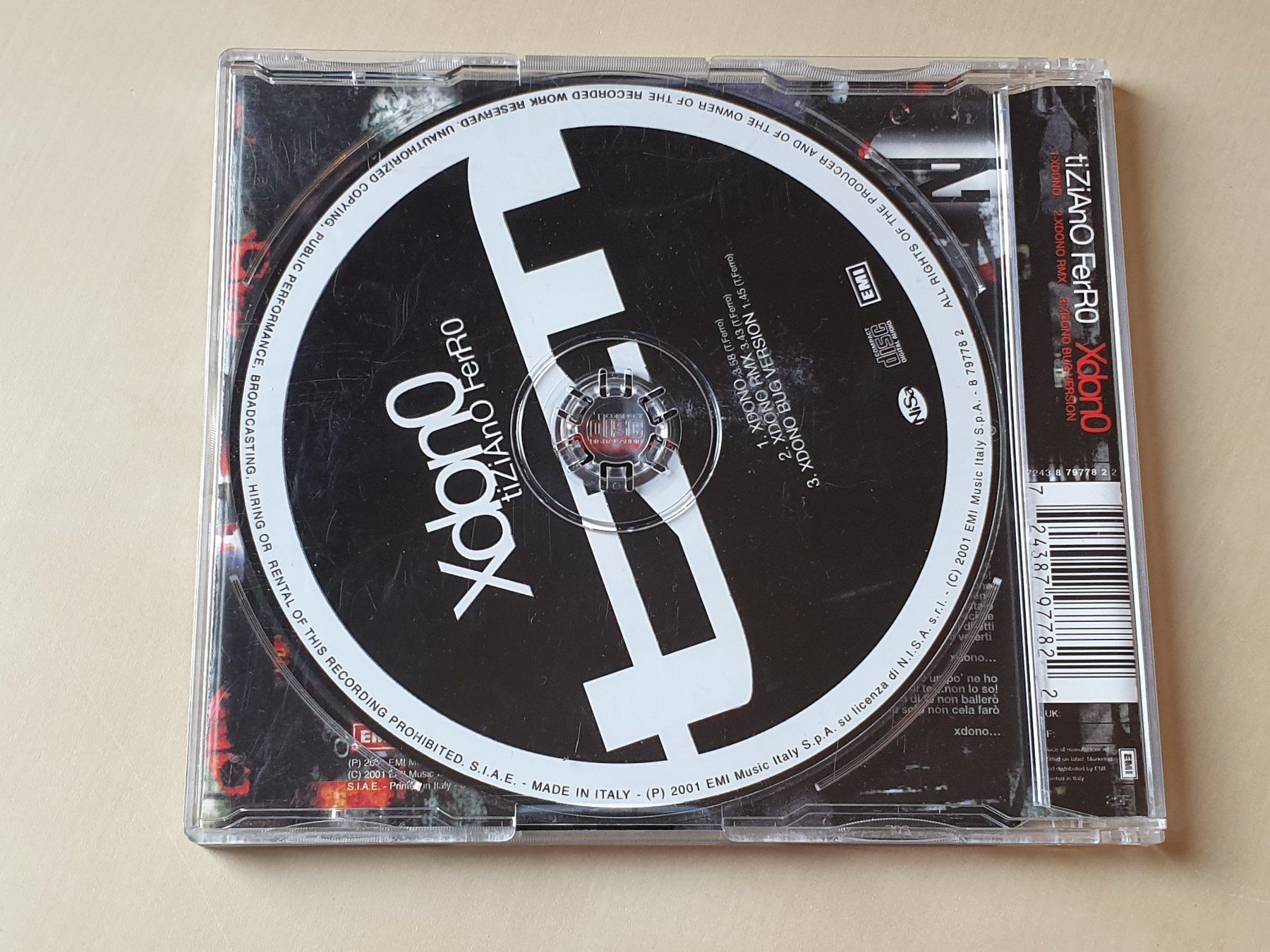 CDs: Tiziano Ferro Xdono – Gebraucht aus Stansstad von collectorsshop 1