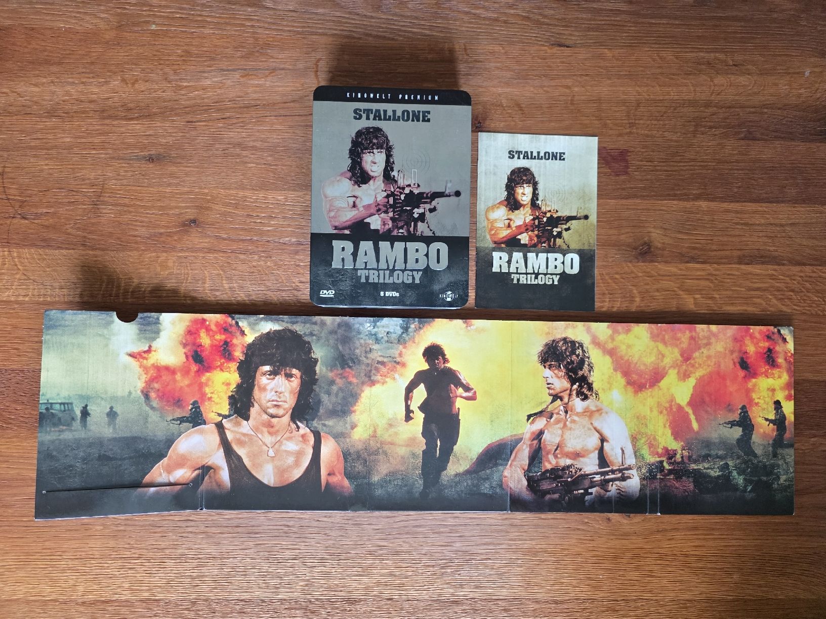 Rambo Trilogy - Stallone - Tin box - 6 DVDs Kinowelt Premium (Gebraucht ...