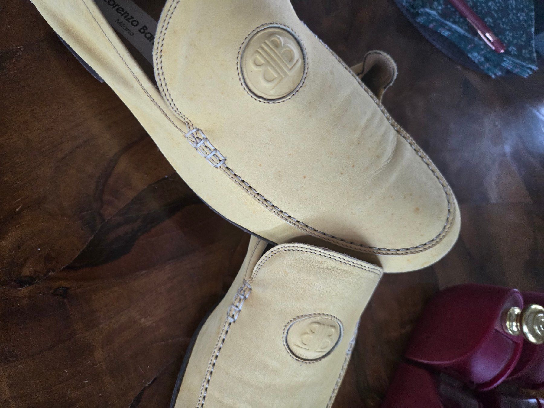 Herrenschuhe: Moccasin hellgelb Grösse 43 – Gebraucht aus Ascona von Topolinowatch 2