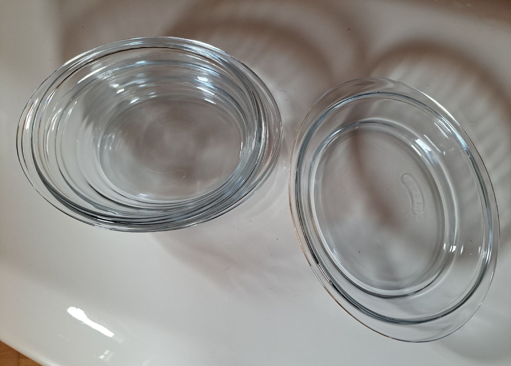 Pyrex Piatti di portata: Plats en verre Pyrex ovales – Usato da Ravoire venduto da Billsen 1