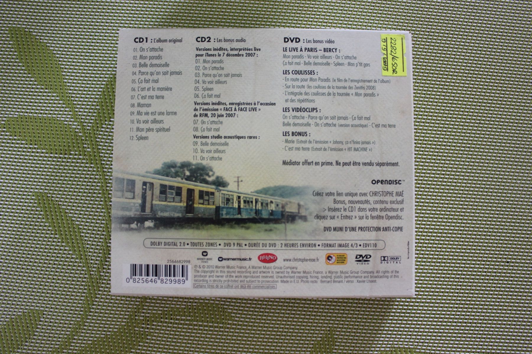 CDs: Mon Paradis von Mae,Christophe | CD | – Gebraucht aus Geroldswil von CD-Verkauf-2022 1