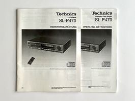 Bedienungsanleitung – Technics SL-P470