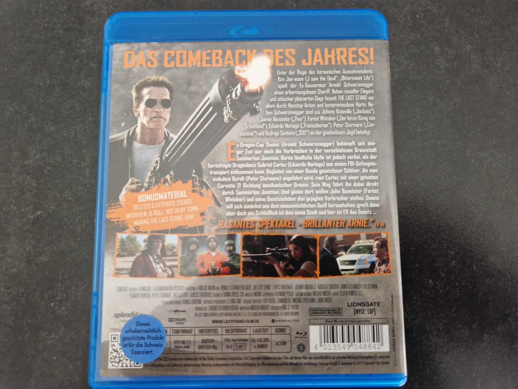 Alle DVDs: The Last Stand Blu-Ray Topzustand – Gebraucht aus Buchs SG von Herc01 2