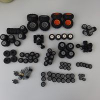 Räder/Pneus für Lego-Fahrzeuge (113 Räder + 28 Räder gratis)