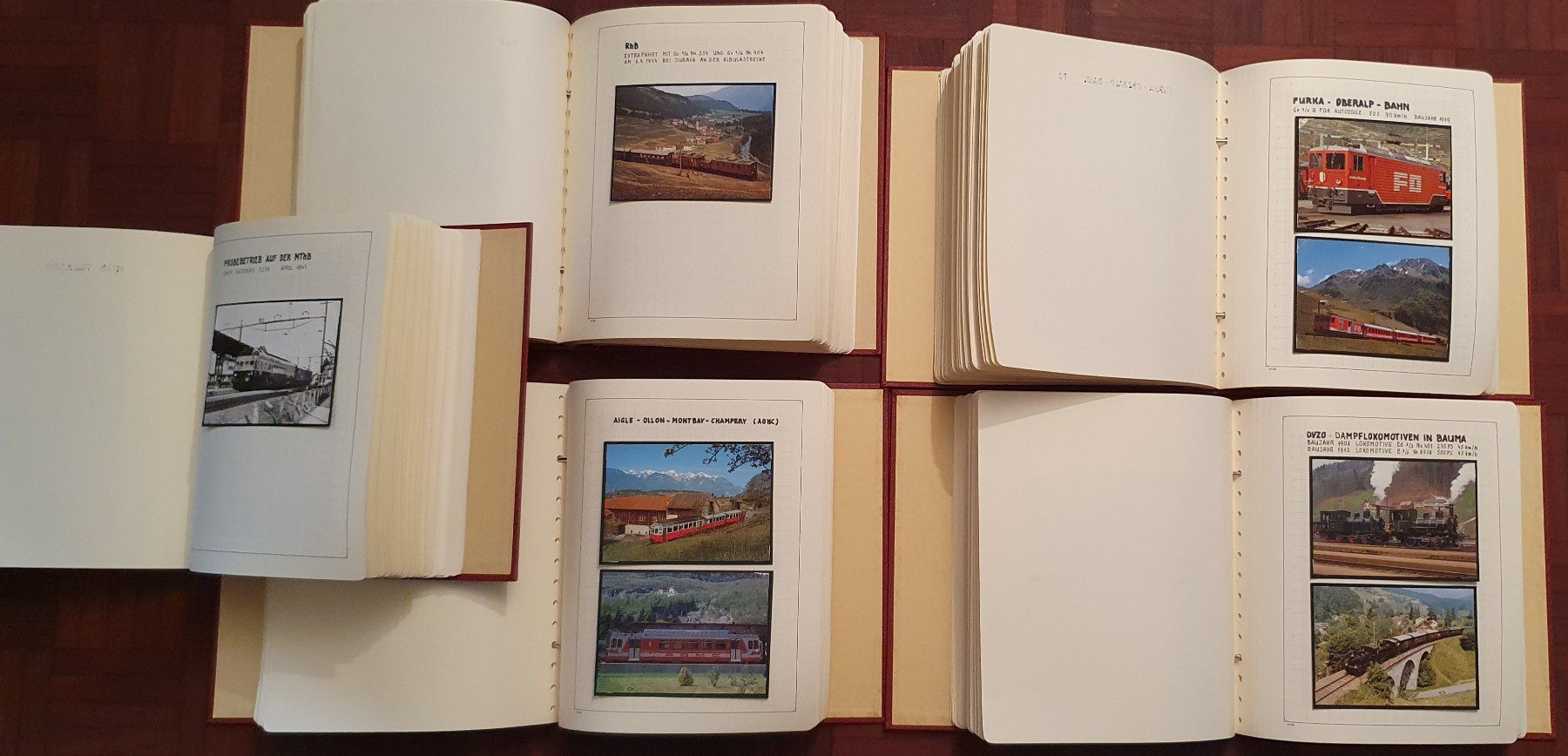 Cartoline postali: Schöne Sammlung Eisenbahnen in 5 KABE-Alben – Usato da Kreuzlingen venduto da Rschweiz1 5