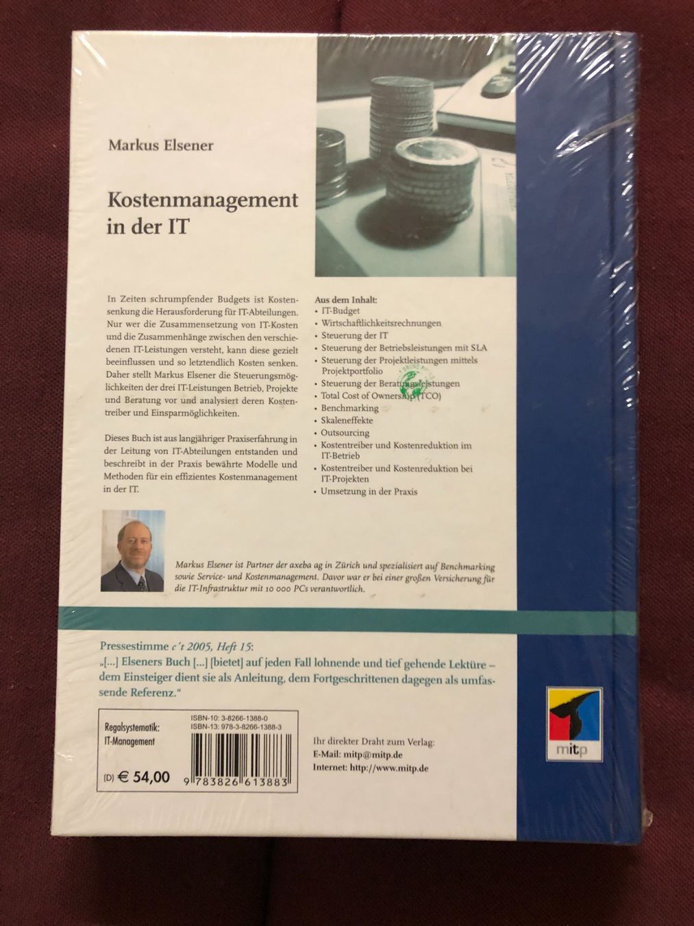 Libri: Kostenmanagement in der IT - mitp - originalverpackt – Nuovo e nell'imballaggio originale da Niederhasli venduto da thozam 1