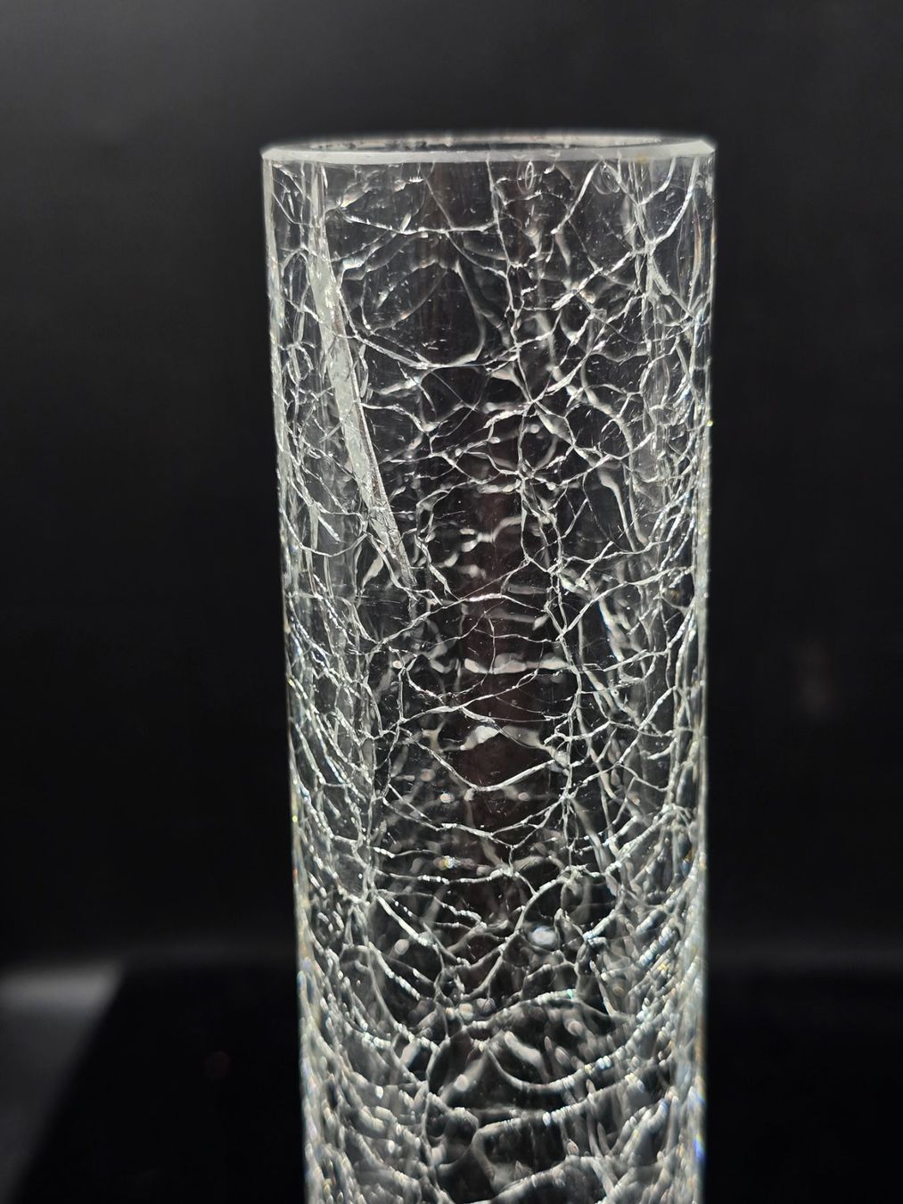 Vasi & Recipienti: Vase aus Crackle-Glas – Usato da Rorschacherberg venduto da snOOpydOg11 3