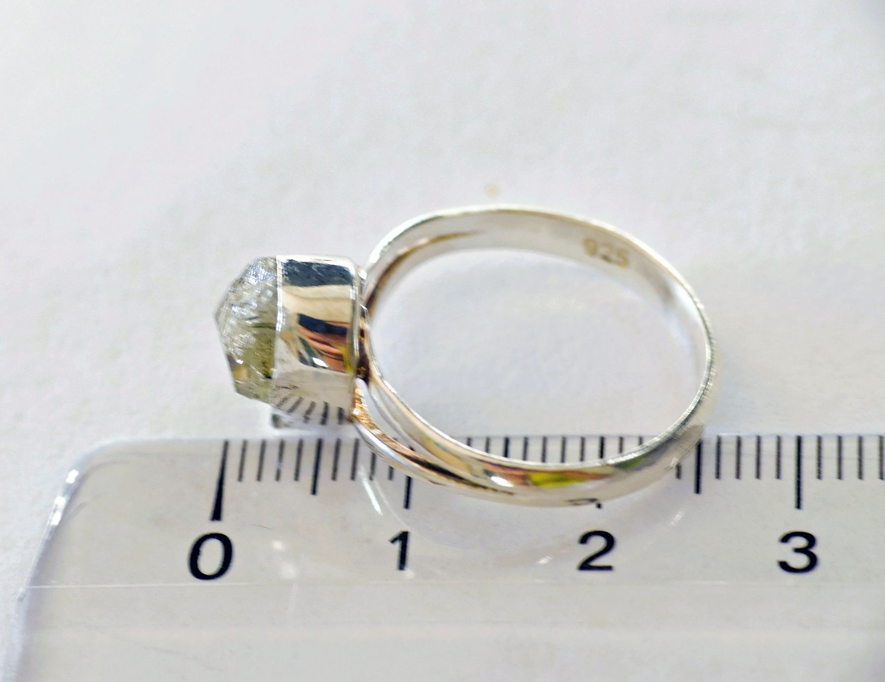 Anelli: Ring Silber 925 mit Herkimer-Diamant – Nuovo e nell'imballaggio originale da Matten b. Interlaken venduto da kero71 9