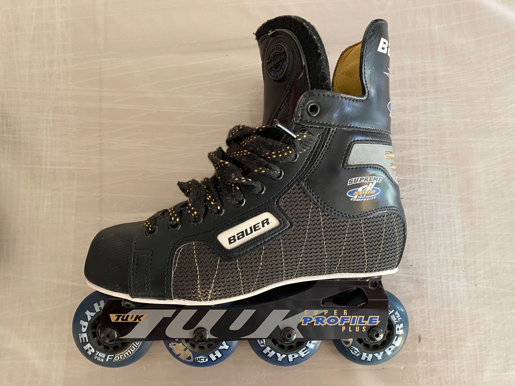 Pattini in linea & Pattini a rotelle: Bauer Composite Supreme 3000 Inlinehockey Schuh – Nuovo (secondo la descrizione) da Samstagern venduto da yngve07 1