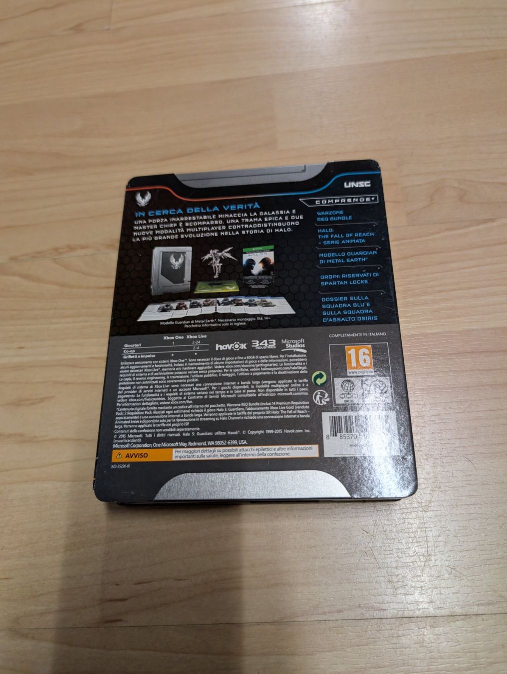 Giochi: Halo 5 guardians limited edition Microsoft Xbox one – Usato da Giubiasco venduto da Ticinerd 1