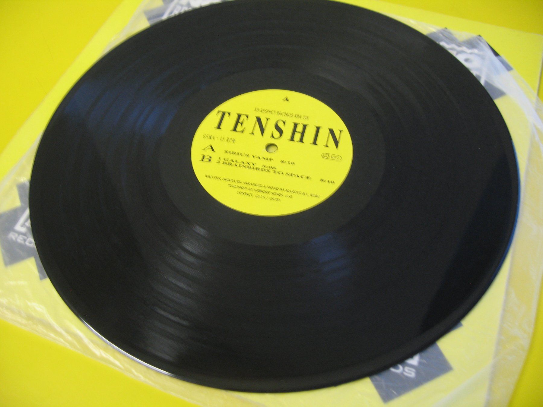 Dischi in vinile: Tenshin - 1992 - Brainthump EP – Usato da Zürich venduto da Hikikomori 2